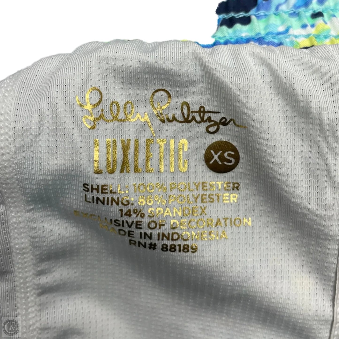 Shorts Designer By Lilly Pulitzer In Blue & Green, Size: Xs