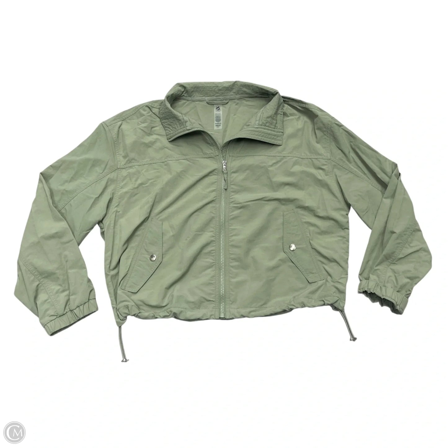 Athletic Jacket By Lou And Grey In Green, Size: L