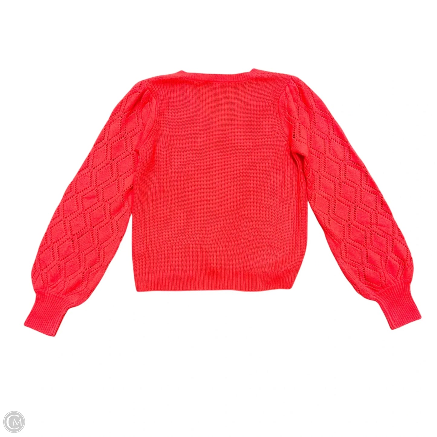 Sweater Cardigan Designer By Lilly Pulitzer In Coral, Size: S