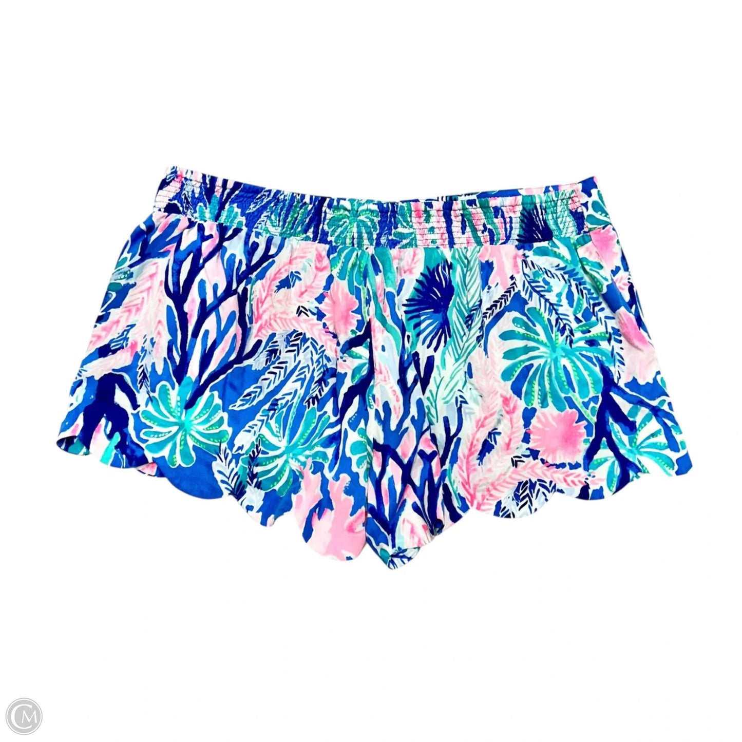 Shorts Designer By Lilly Pulitzer In Blue & Pink, Size: Xl