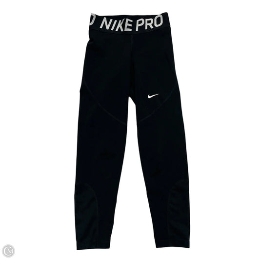 Athletic Leggings By Nike Apparel In Black, Size: Xs