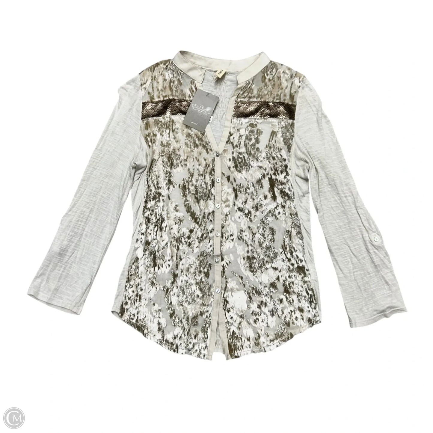 Top Long Sleeve By Tiny In Cream, Size: Xs