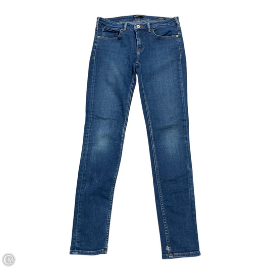 Jeans Skinny By Scotch & Soda In Blue Denim, Size: 4