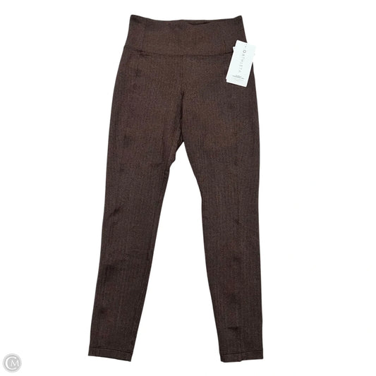 Athletic Leggings By Athleta In Black & Brown, Size: S