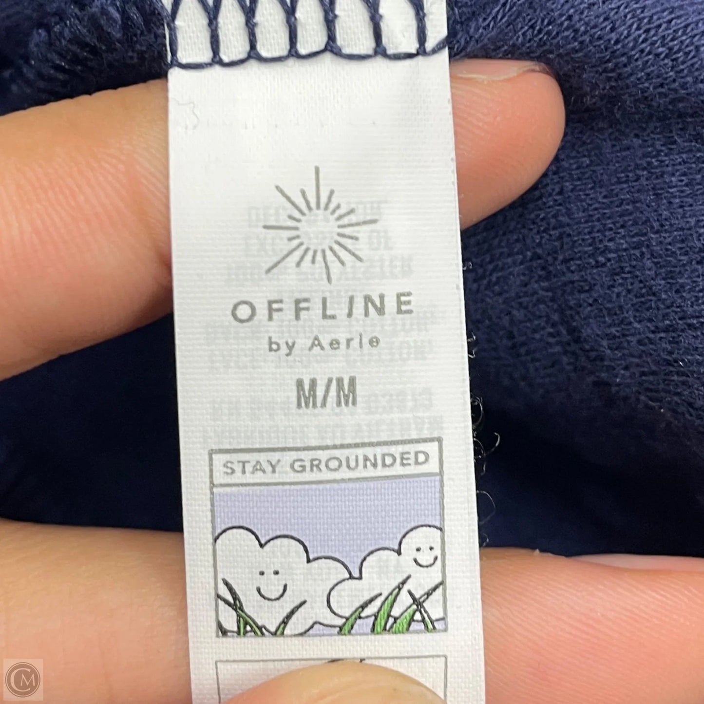 Sweatshirt Hoodie By Aerie In Navy, Size: M