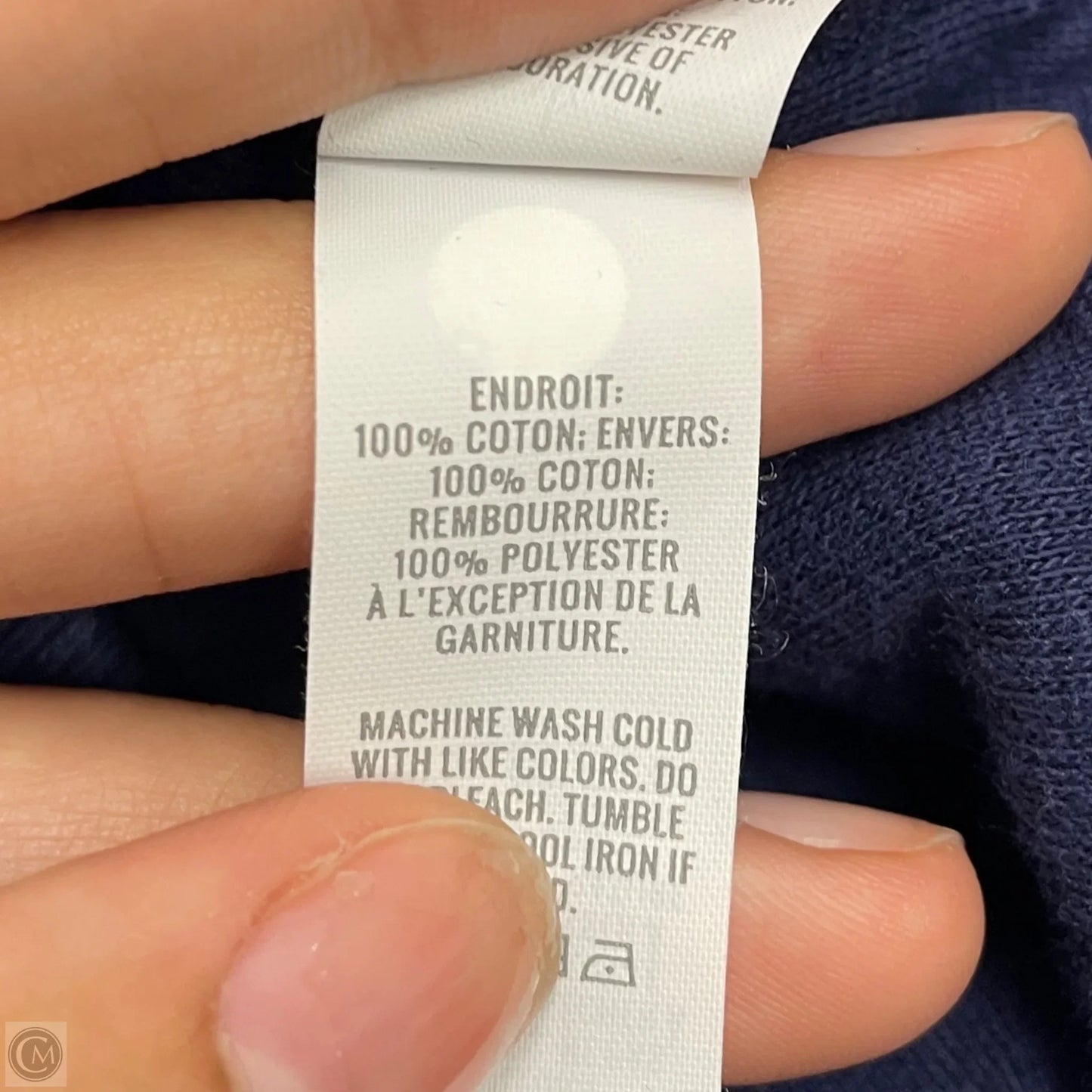 Sweatshirt Hoodie By Aerie In Navy, Size: M