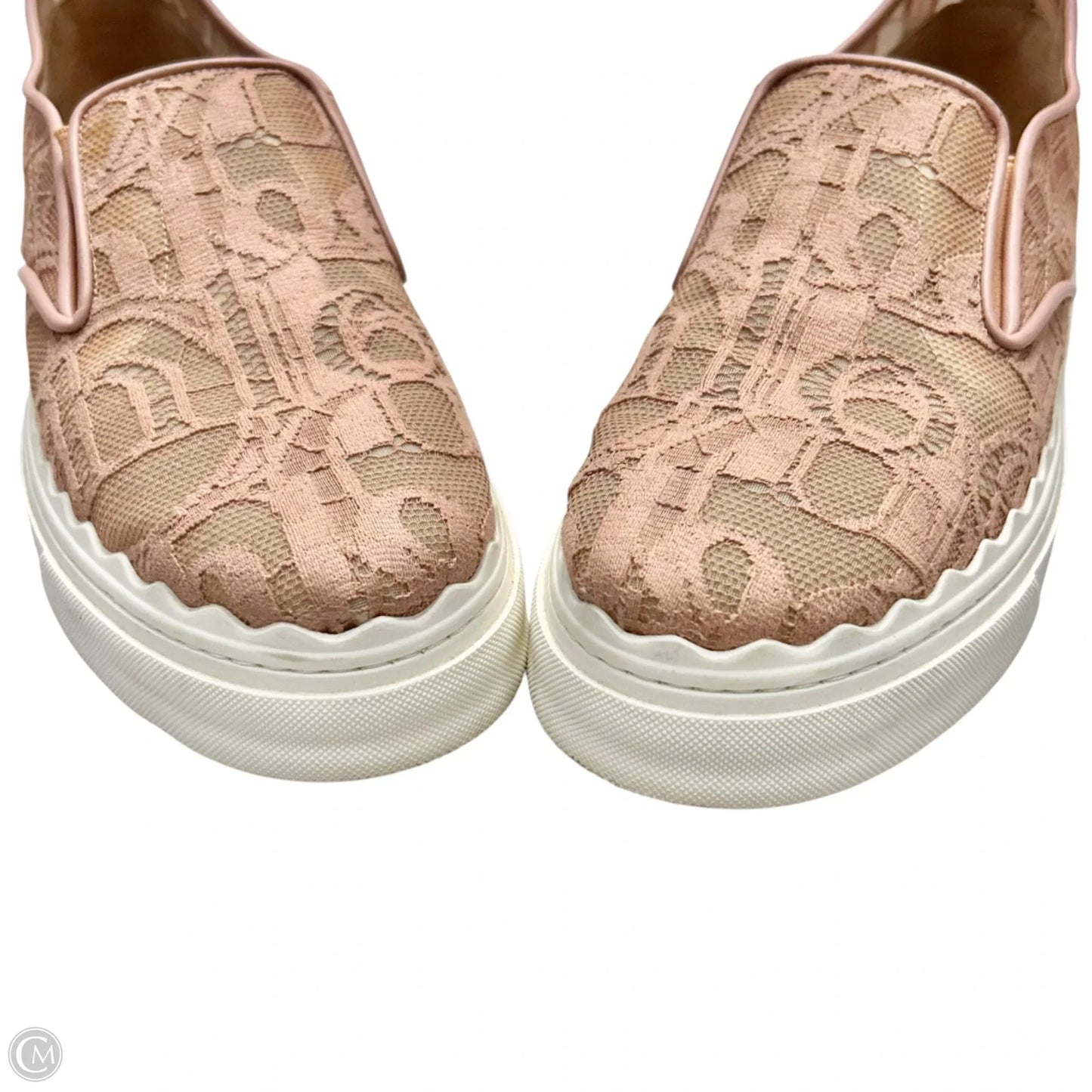 Shoes Luxury Designer By Chloe In Pink, Size: 11