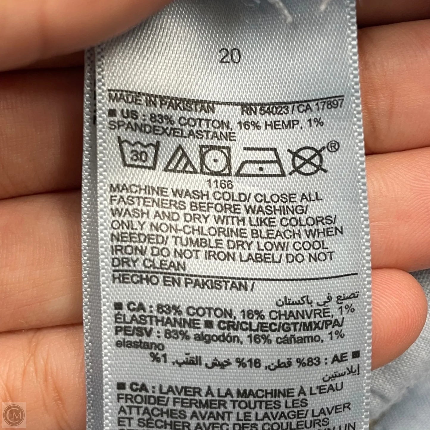 Jeans Straight By Old Navy In Blue Denim, Size: 20