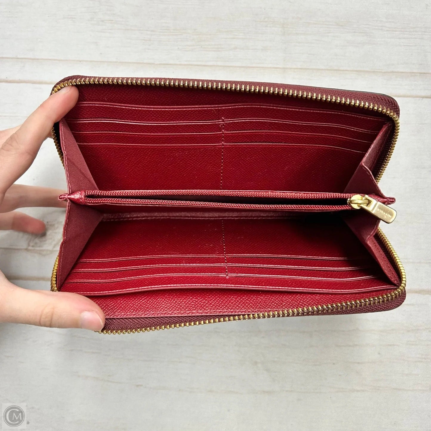 Wallet Designer By Coach, Size: Large