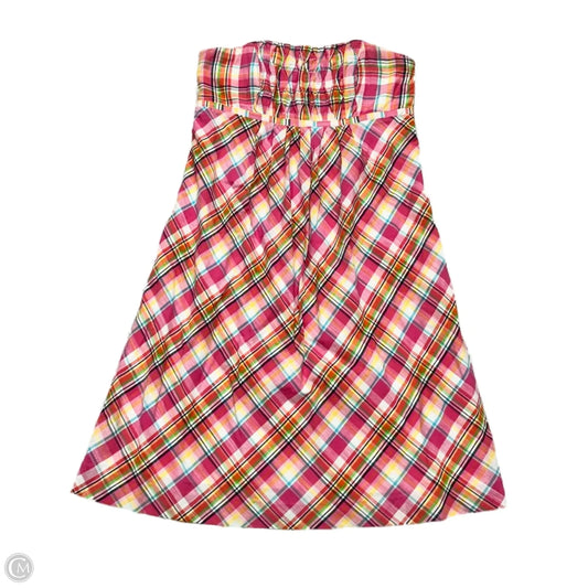 Dress Designer By Lilly Pulitzer In Plaid Pattern, Size: S