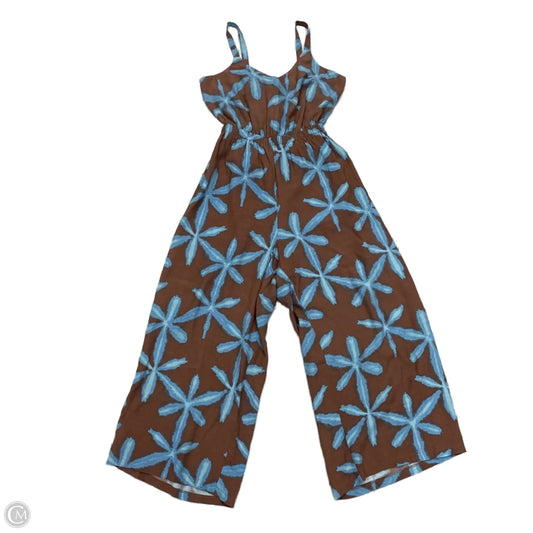 Jumpsuit By Loft In Blue & Brown, Size: Xsp
