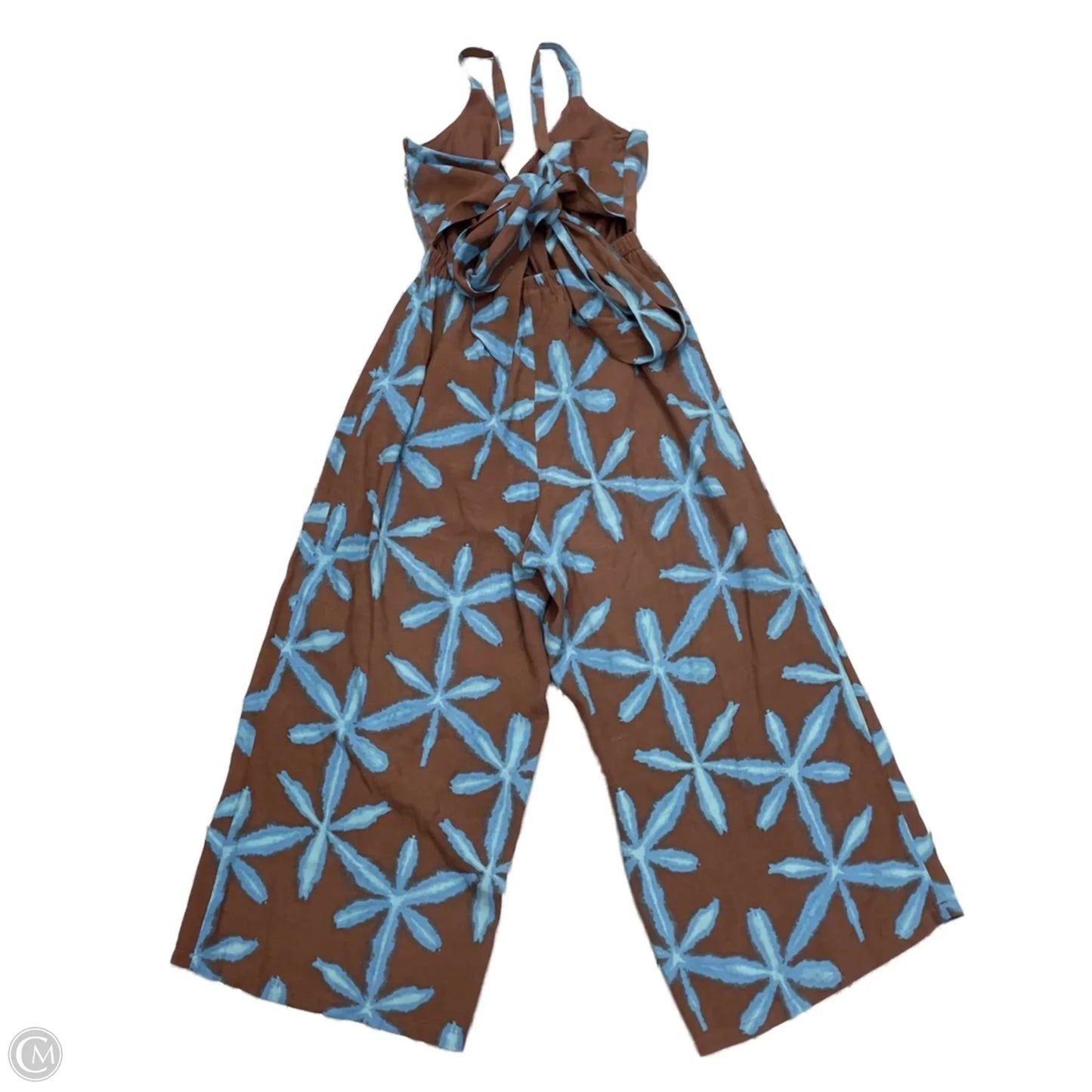 Jumpsuit By Loft In Blue & Brown, Size: Xsp