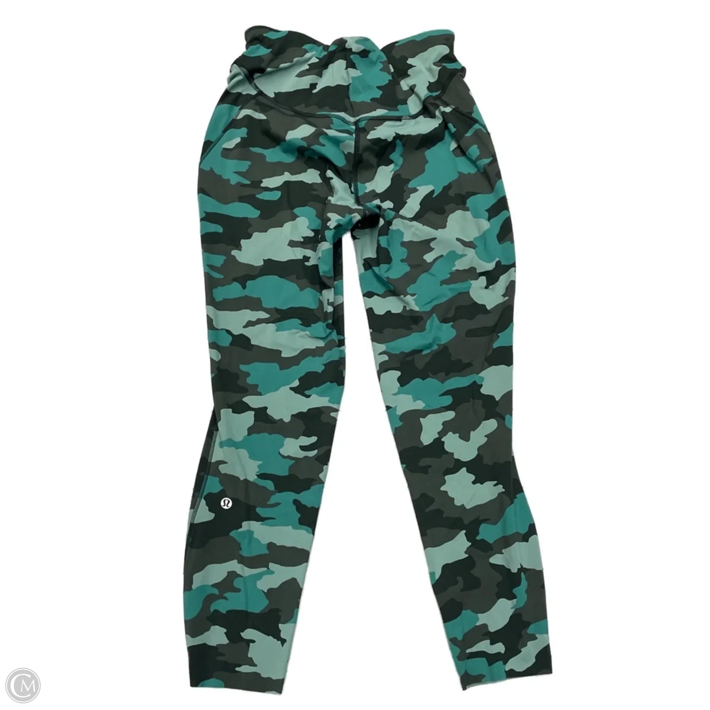 Athletic Leggings By Lululemon In Camouflage Print, Size: M