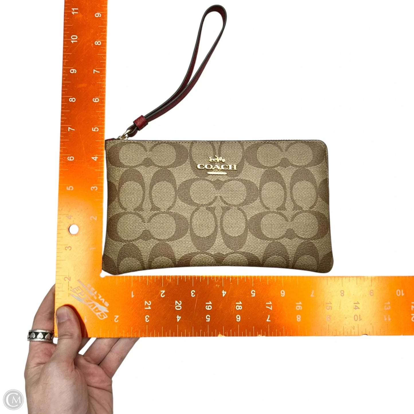 Wristlet Designer By Coach, Size: Medium