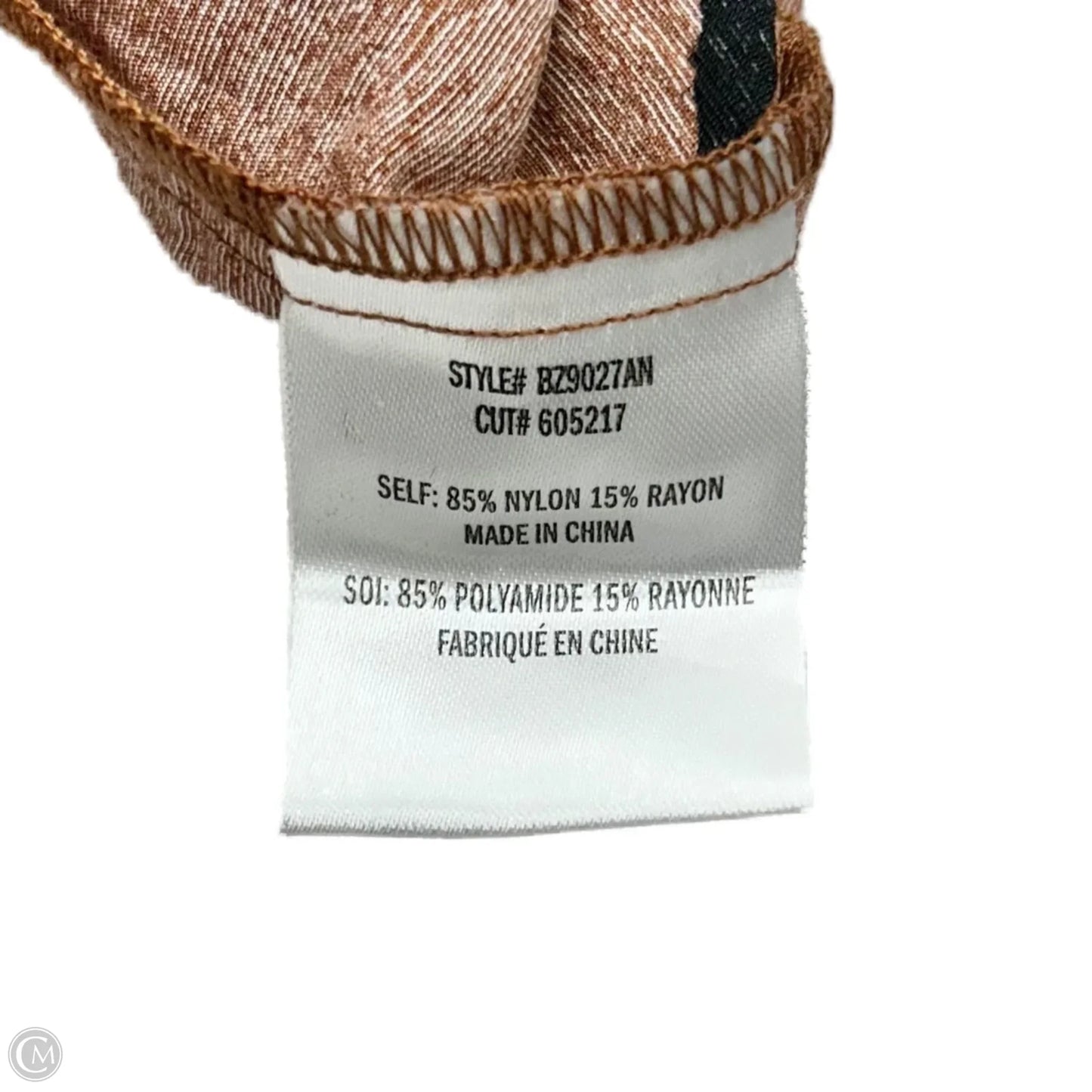 Jumpsuit By Eva Franco In Black & Orange, Size: Xs