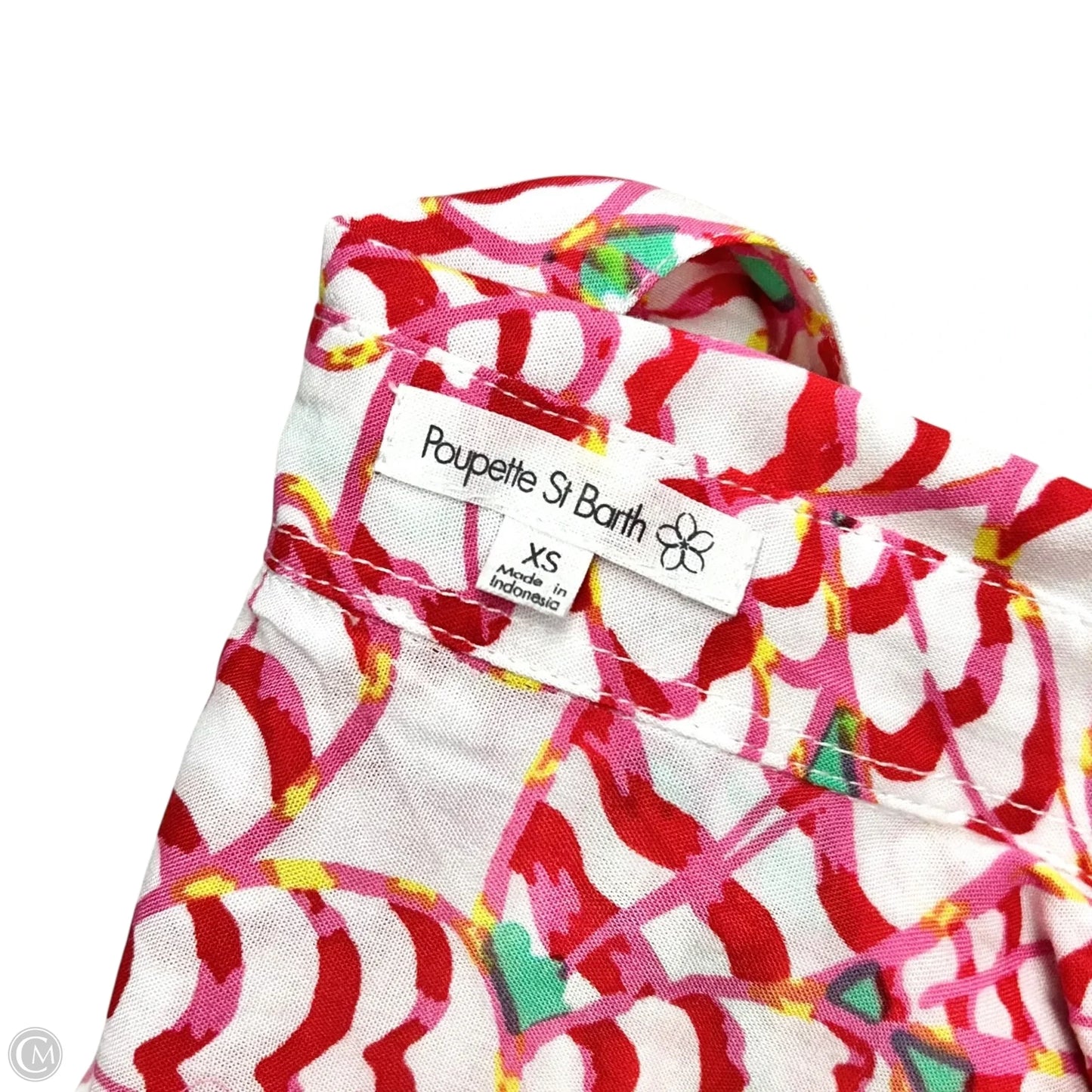 Romper By Poupette St Barth In Pink & White, Size: Xs