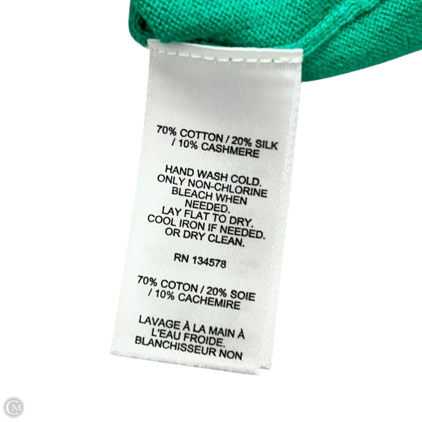 Top Short Sleeve By Vineyard Vines In Green, Size: S