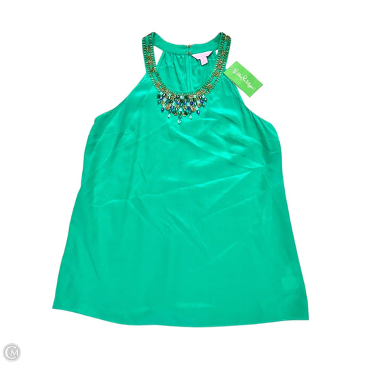 Top Sleeveless Designer By Lilly Pulitzer In Green, Size: S