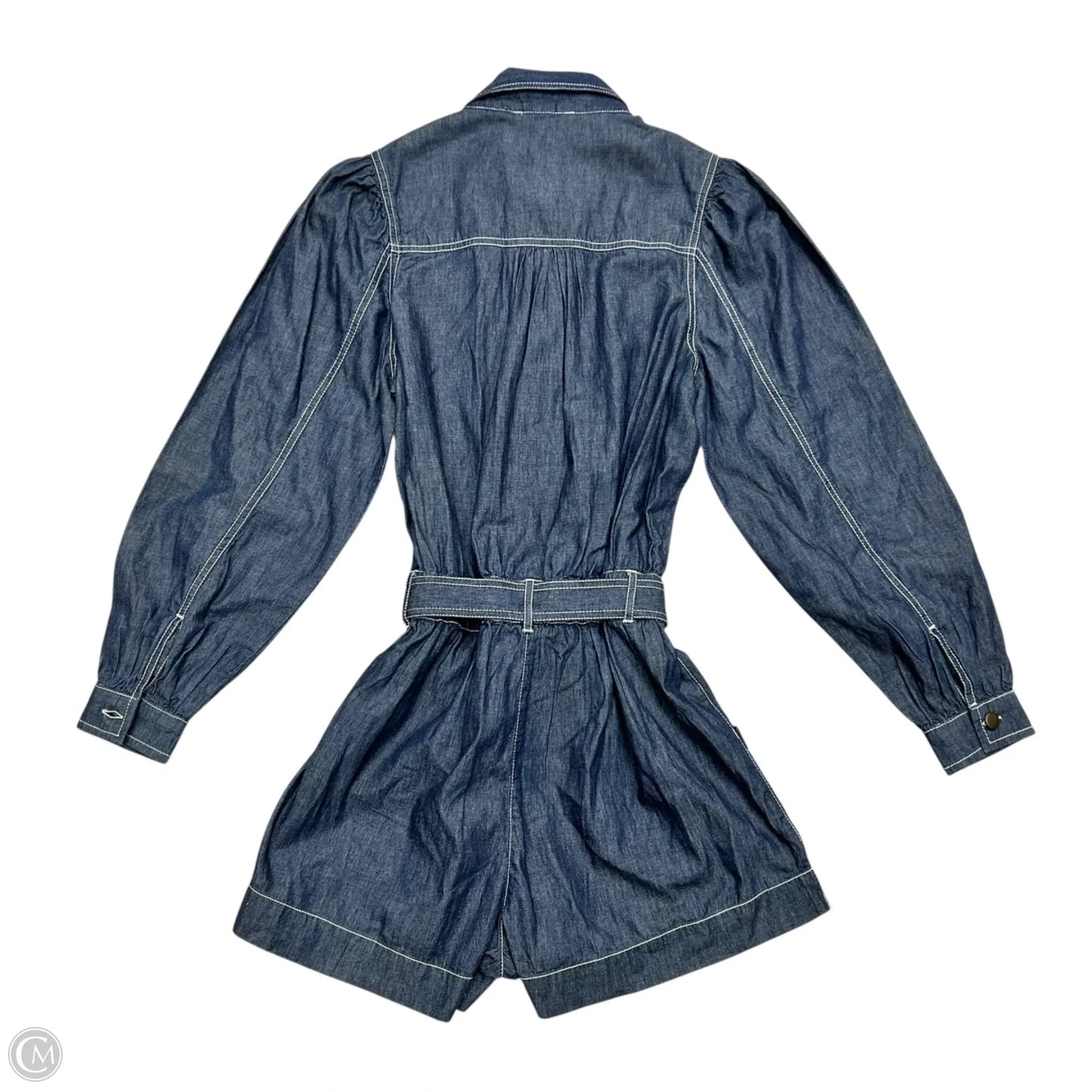 Romper By Cleobella In Blue Denim, Size: S