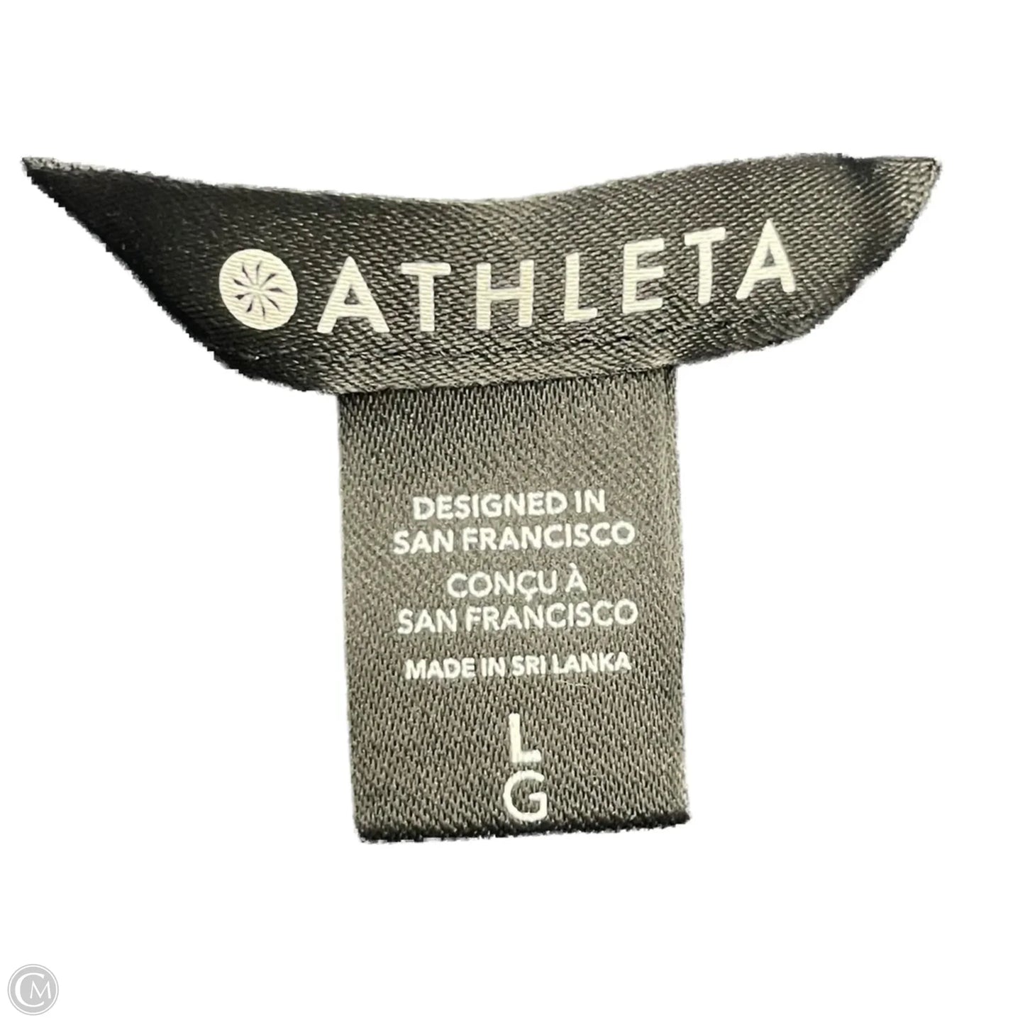 Athletic Tank Top By Athleta In Black, Size: L