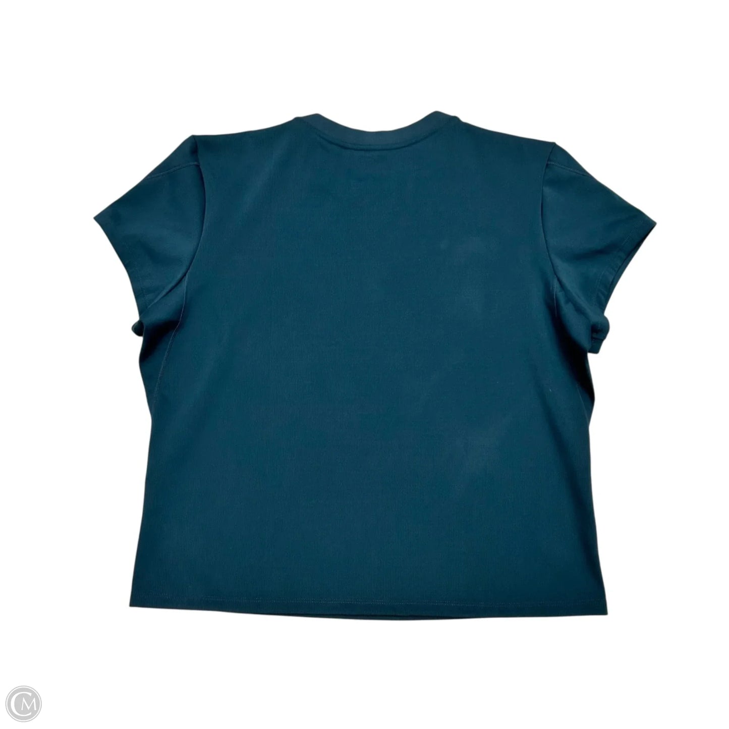 Athletic Top Short Sleeve By Nike Apparel In Teal, Size: Xl