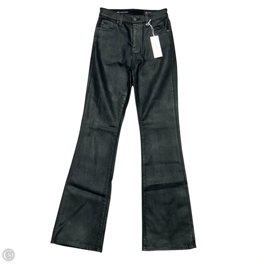Jeans Straight By Ag Jeans In Black Denim, Size: 0