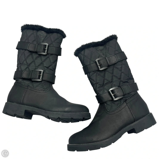 Boots Snow By Bass In Black, Size: 7