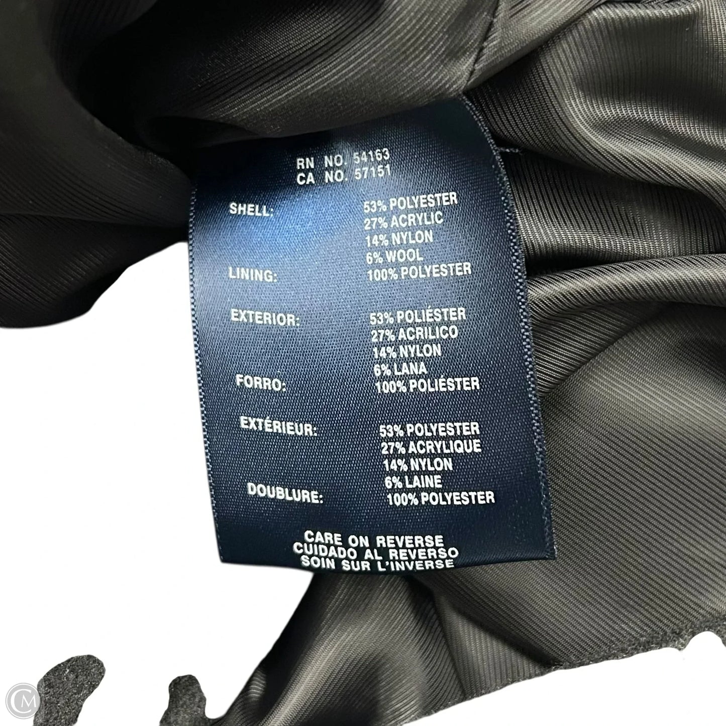 Coat Peacoat By Tommy Hilfiger In Black, Size: 2x