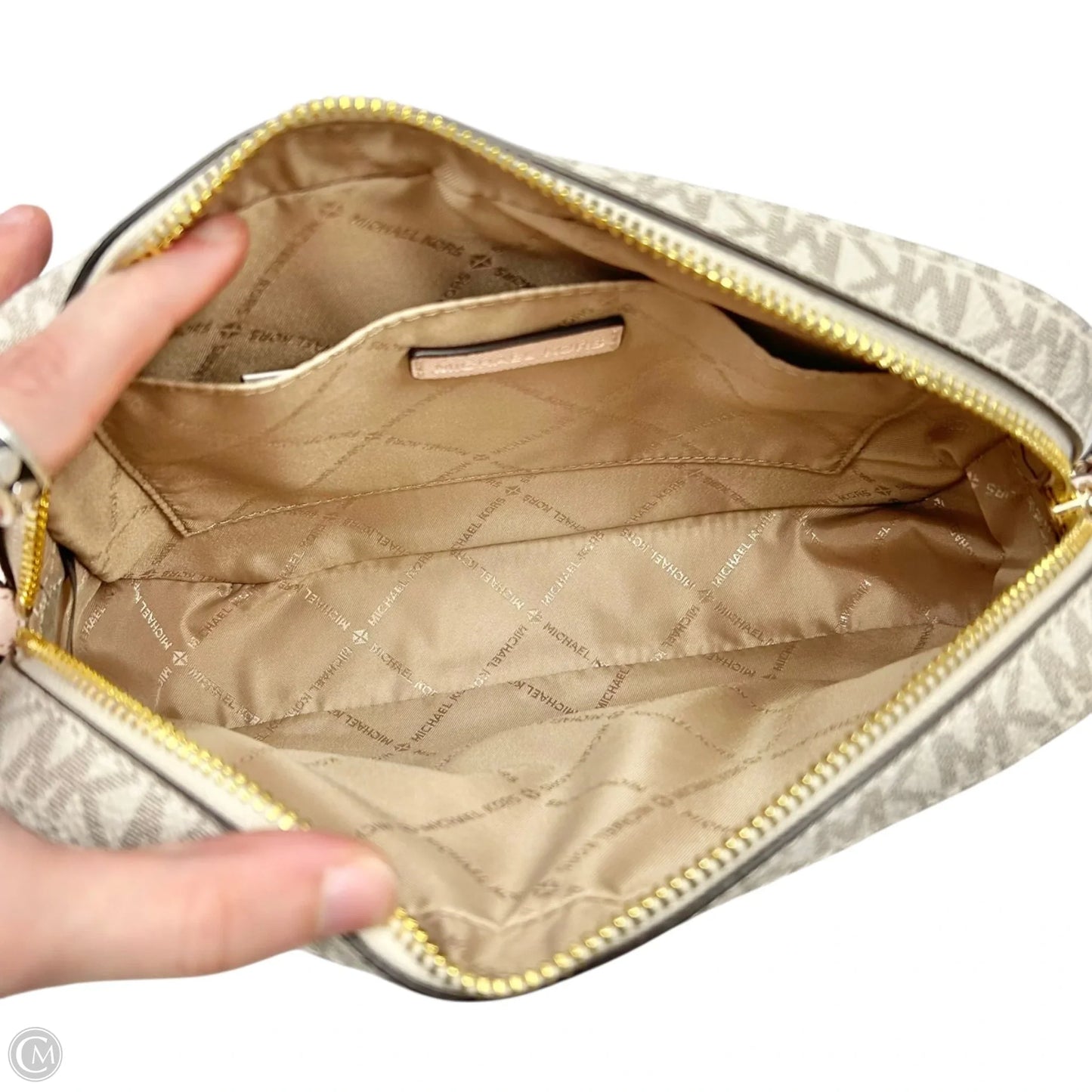 Crossbody Designer By Michael Kors, Size: Medium