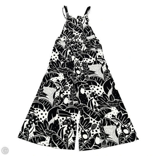 Overalls By Farm Rio In Black & White, Size: M