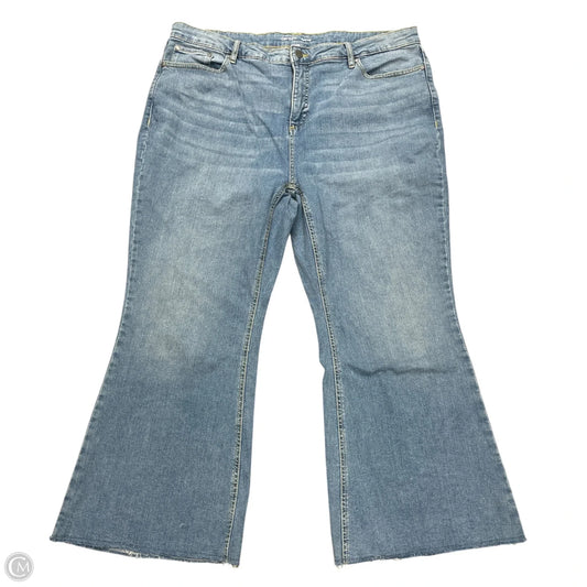 Jeans Flared By On 34th In Blue Denim, Size: 18