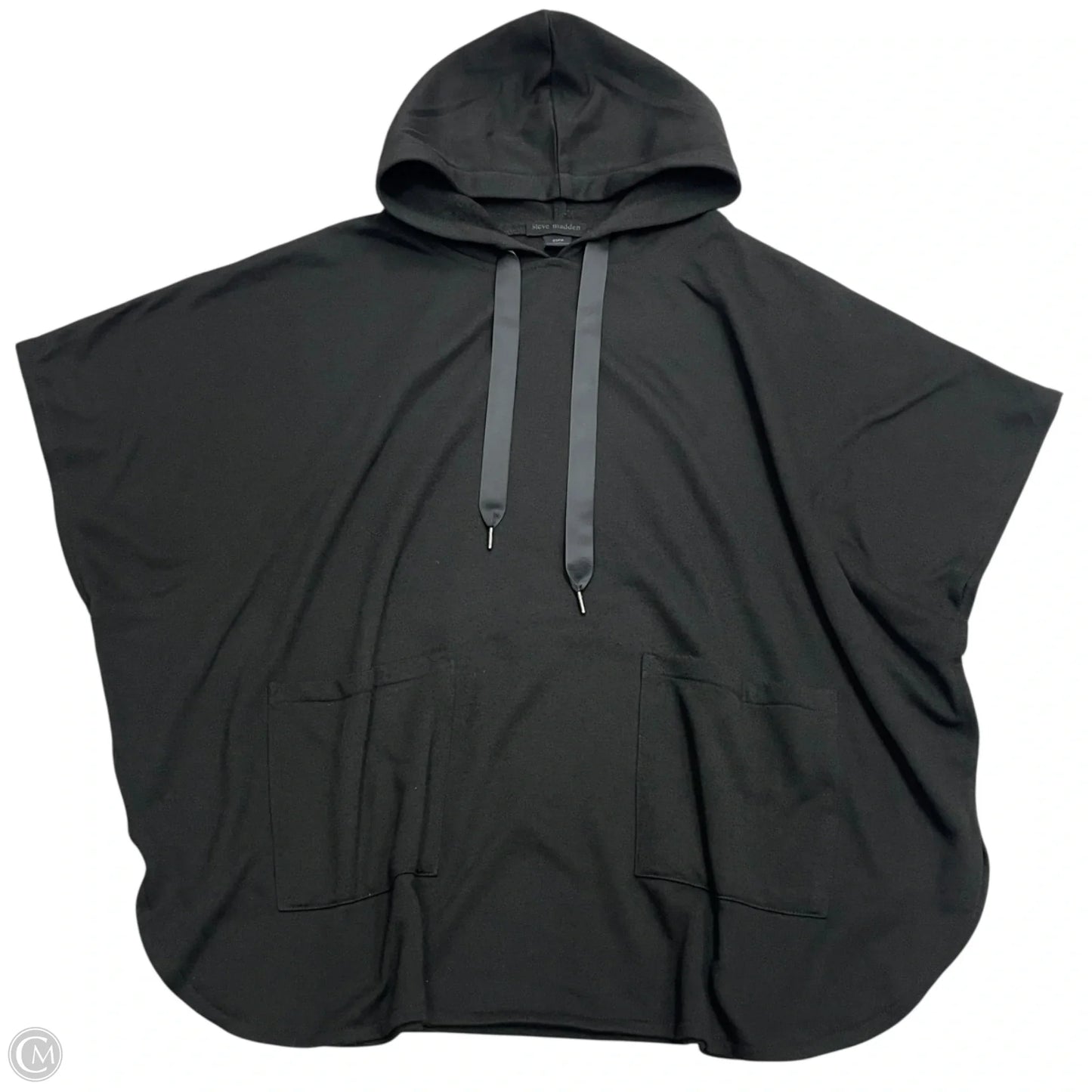 Poncho By Steve Madden In Black, Size: Osfm