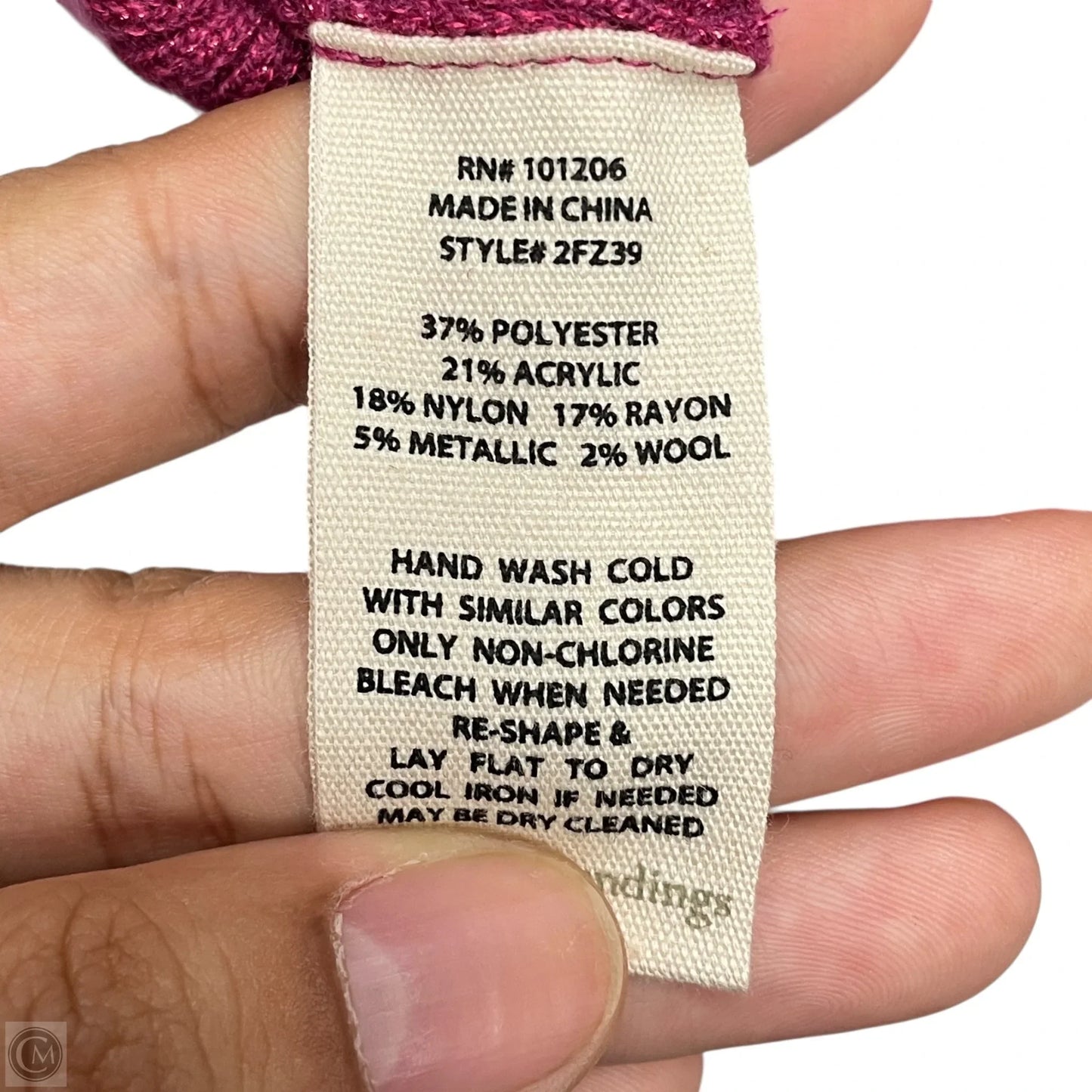 Sweater By Soft Surroundings In Pink, Size: L