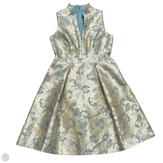 Dress Party Short By Vince Camuto In Blue & Gold, Size: S