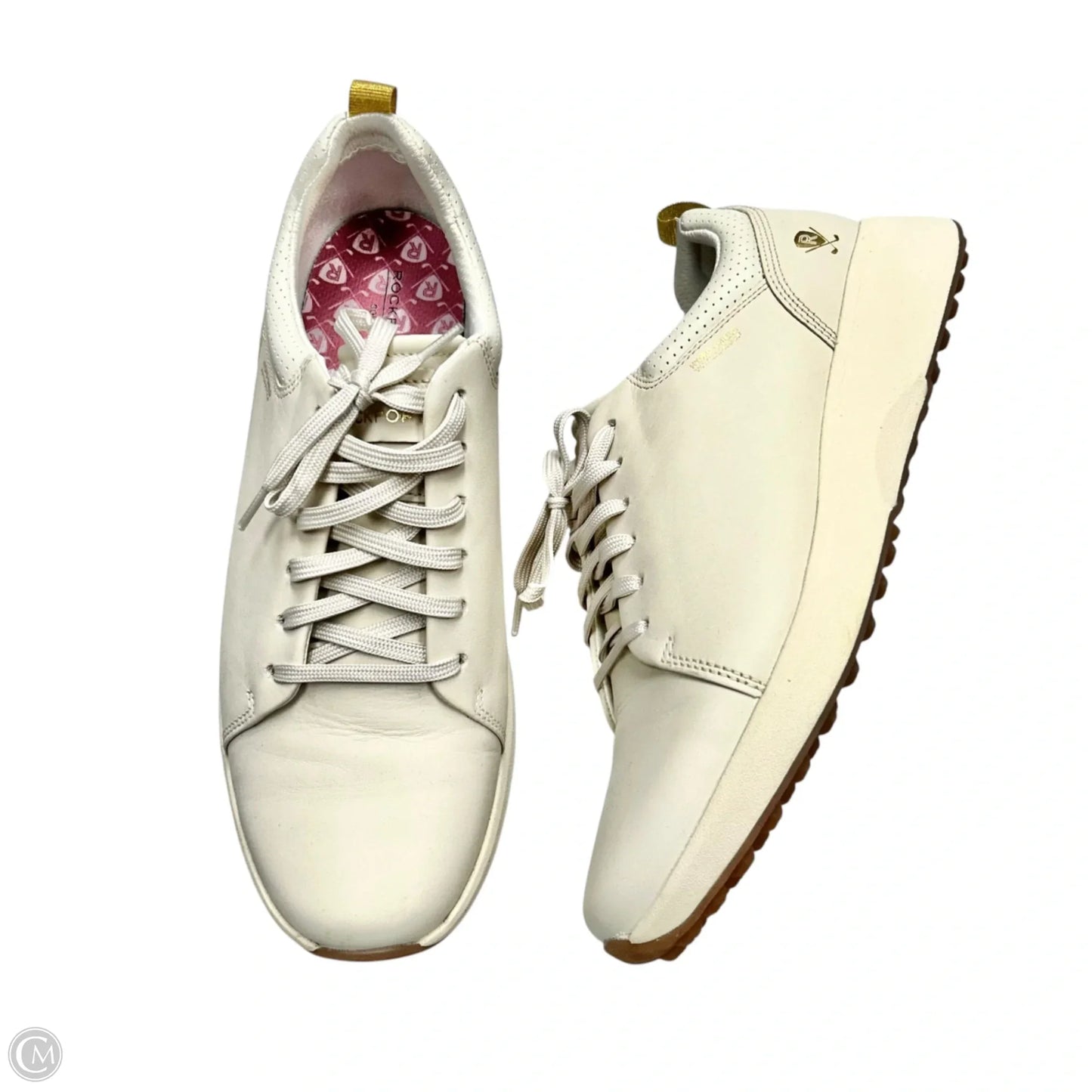 Shoes Athletic By Rockport In Cream, Size: 11