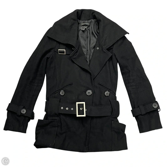 Coat Peacoat By Moda Intl In Black, Size: S