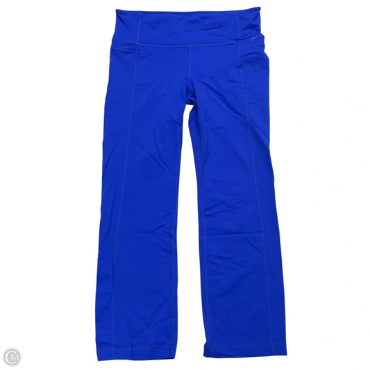 Athletic Leggings By Athleta In Blue, Size: M