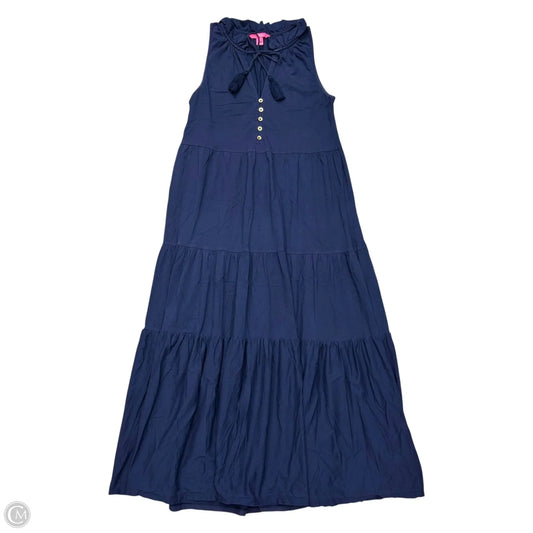 Dress Designer By Lilly Pulitzer In Navy, Size: M