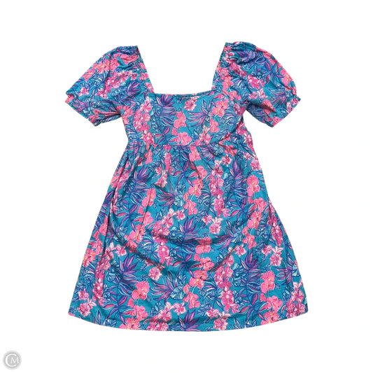 Dress Designer By Lilly Pulitzer In Blue & Pink, Size: M