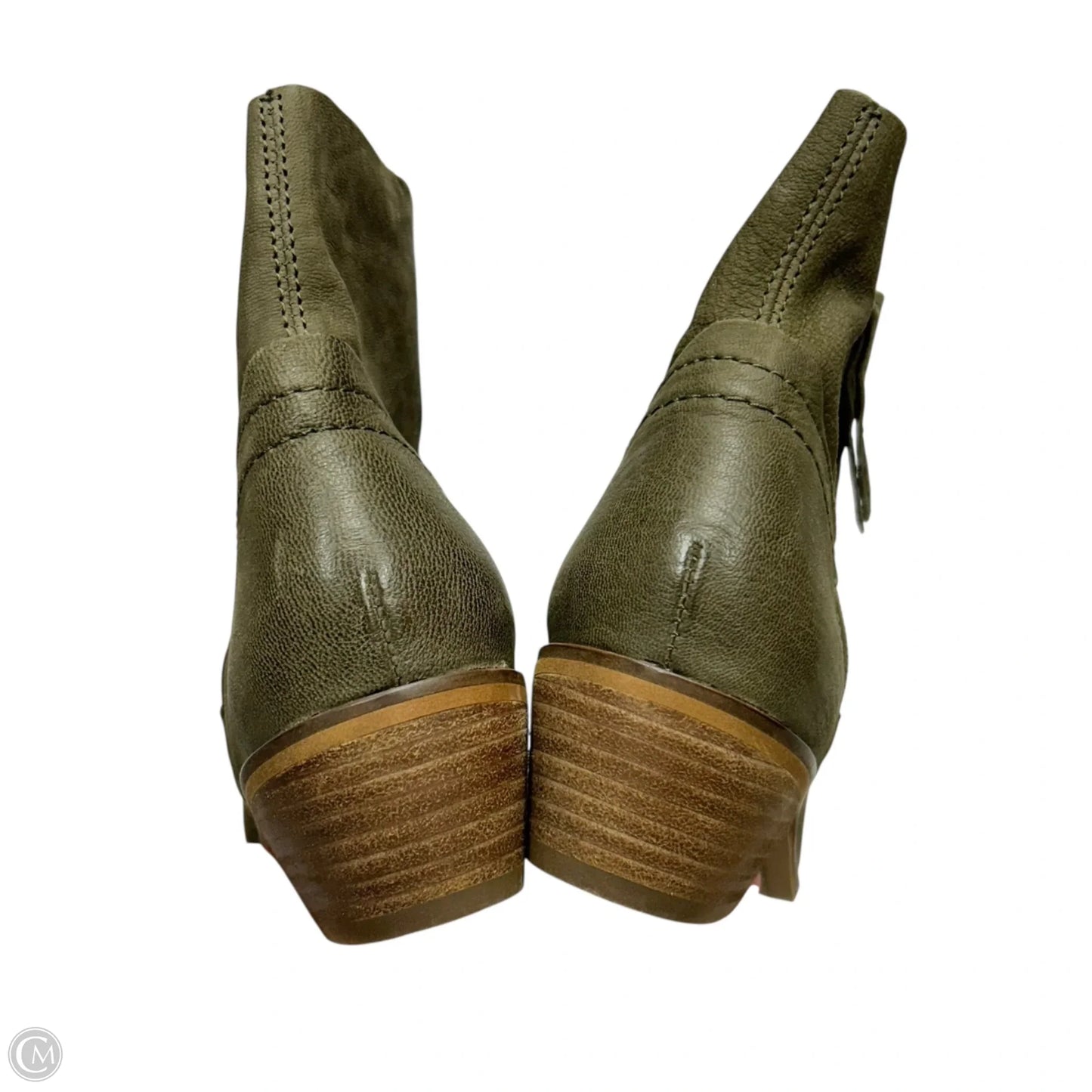 Boots Ankle Heels By Frye And Co In Green, Size: 7.5