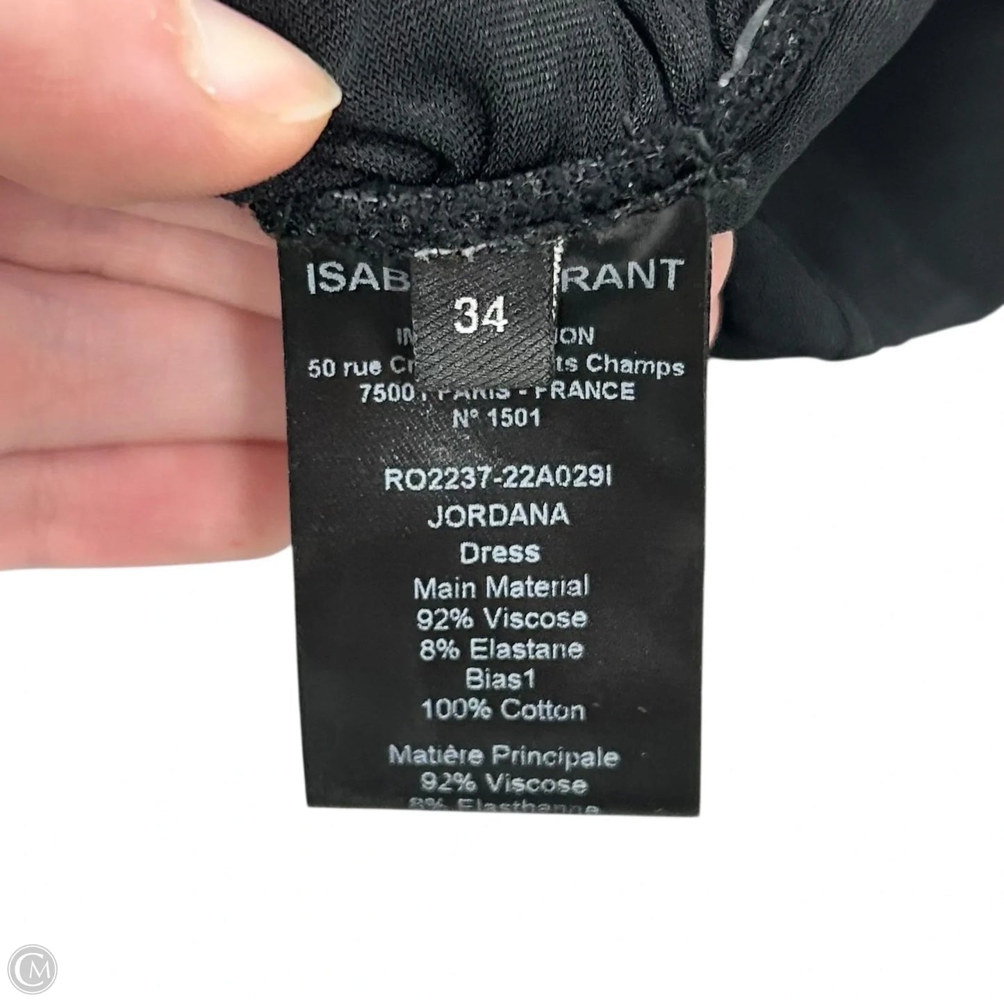 Dress Designer By Isabel Marant In Black, Size: S