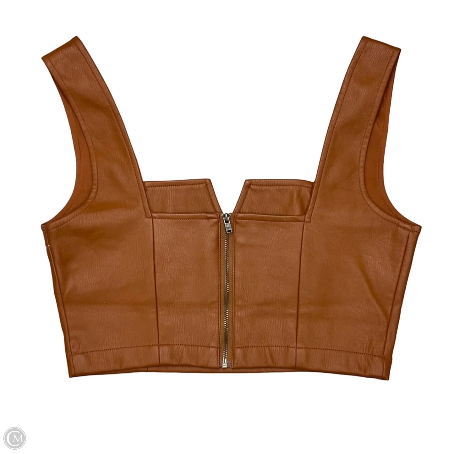 Top Sleeveless By Maeve In Tan, Size: Xs