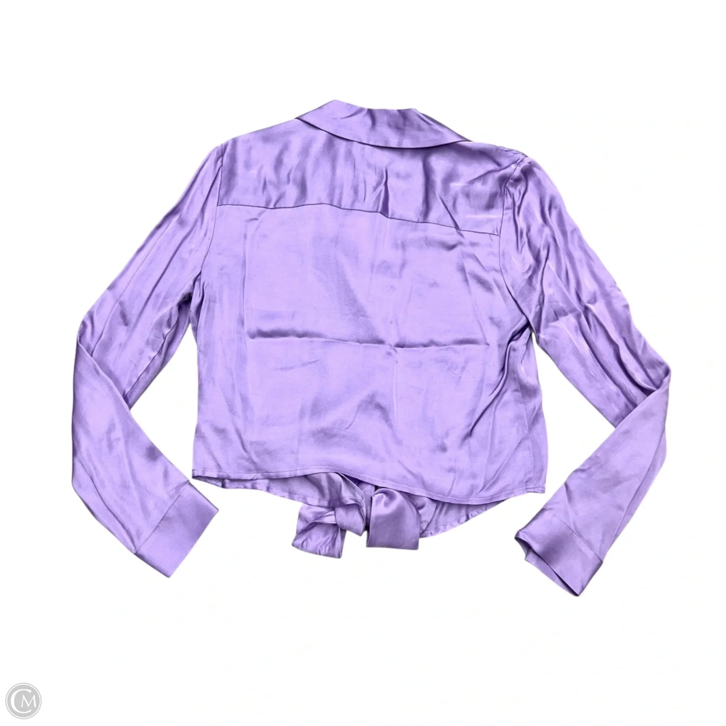 Top Long Sleeve By L Agence In Purple, Size: S
