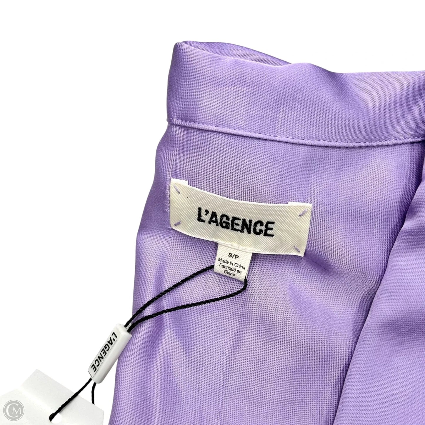 Top Long Sleeve By L Agence In Purple, Size: S