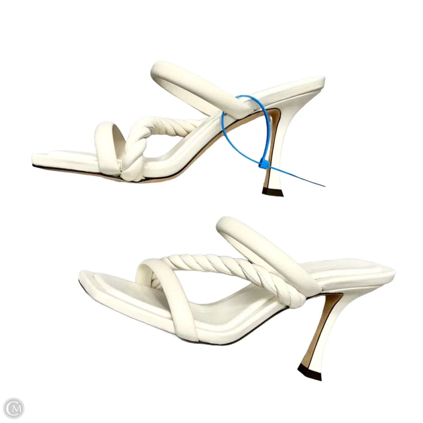 Shoes Luxury Designer By Jimmy Choo In Cream, Size: 7.5