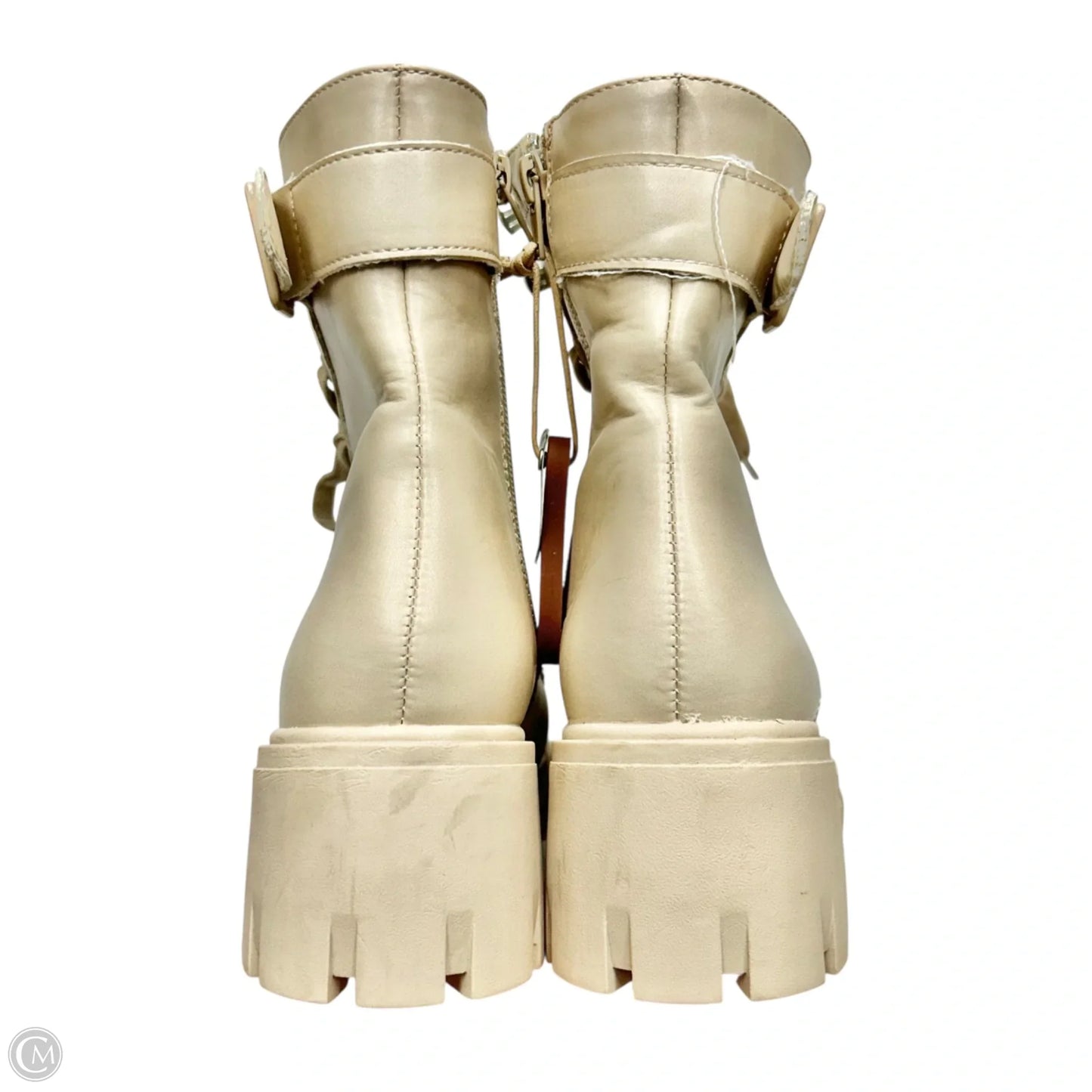 Boots Combat By Mia In Tan, Size: 7.5