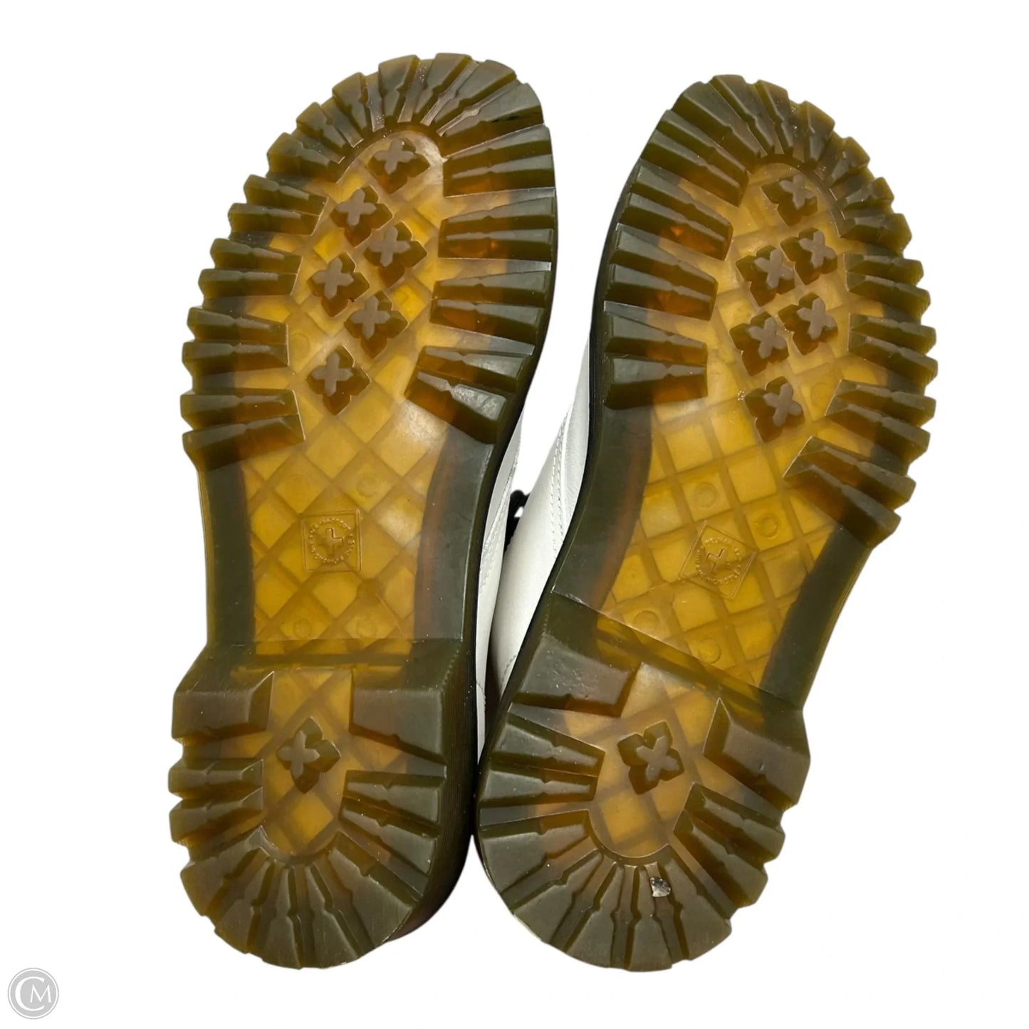 Boots Combat By Dr Martens In White, Size: 7