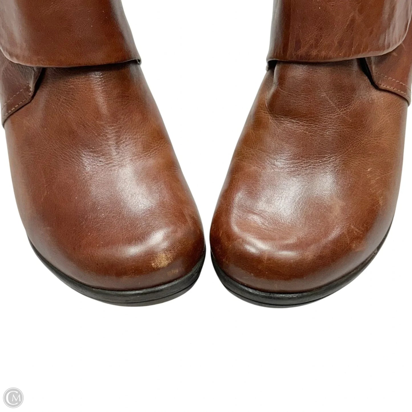 Boots Ankle Heels By Dansko In Brown, Size: 6.5