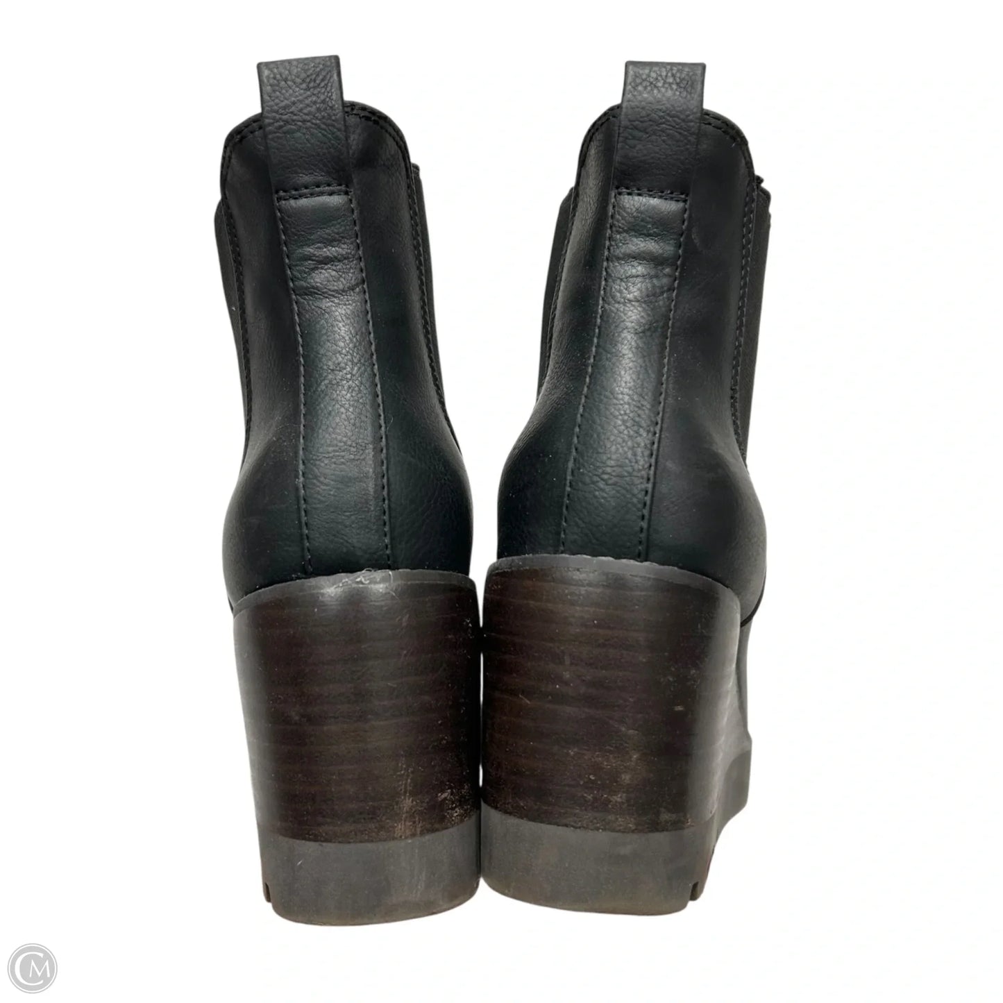 Boots Ankle Heels By Crown Vintage In Black, Size: 8