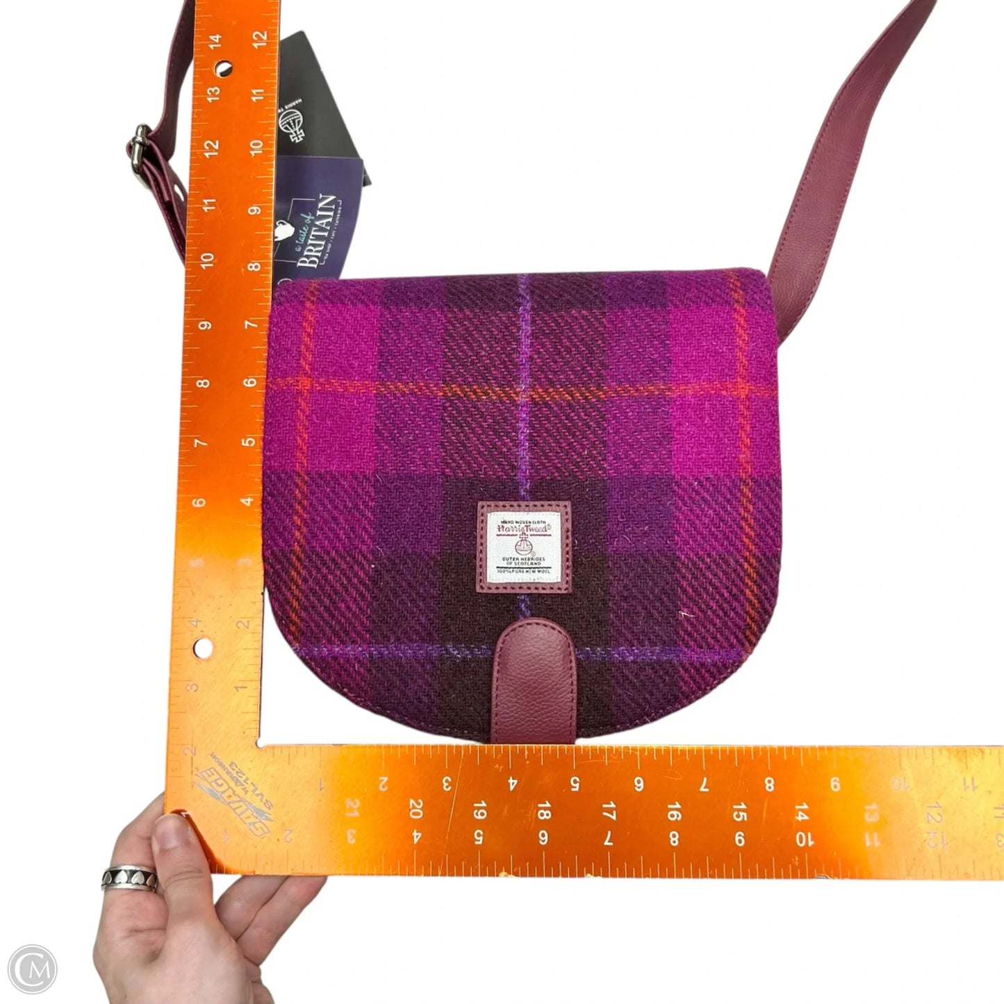 Crossbody By Harris Tweed, Size: Medium